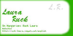 laura ruck business card